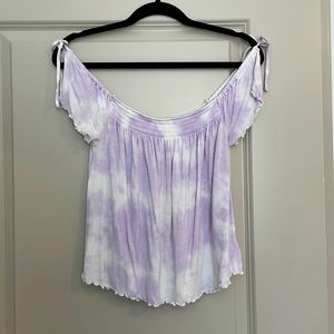 American eagle off the shoulder crop top. Size Small.